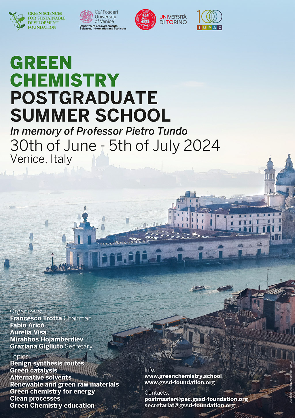 Green Chemistry Summer School 2024